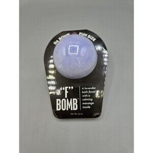 Da Bomb Bath Fizzers F Bomb LAVENDER Bombs w/ calming message 3.5oz